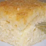 Buttermilchkuchen mit Kokos und Sahne