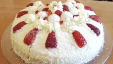 Erdbeer Raffaello Torte