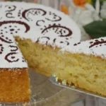 Italienische Mandeltorte mit Joghurt und Zitrone