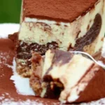 Kuhflecken Kuchen mit Schokolade