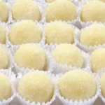 Eierlikörkugeln mit weiße Schokolade