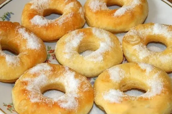 Schmackhafte und schnelle donuts