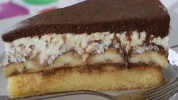 Schokoladen Bananen Torte