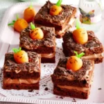 Schokomousse Schnitten mit Möhrchen