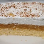 Apfelpudding Schnitten