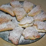 Bananen Quark Taschen mit Bailey’s Guss