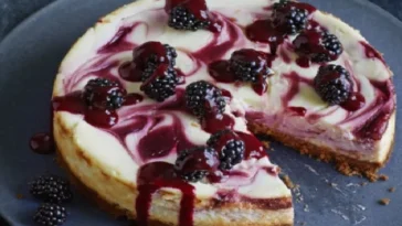 Brombeer-Cheesecake