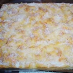 Erfrischender Ananas Mandarine Blechkuchen