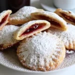 Gefüllte Sauerrahm Taschen