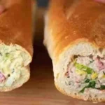 Gefülltes Sandwich Brot