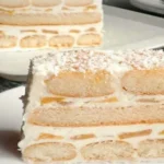 Pfirsich-Biskuit-Kuchen ohne Backen