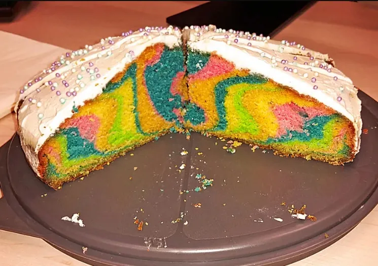 Regenbogen-Kuchen