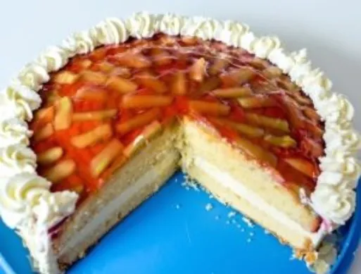 Rhabarbertorte Rezept