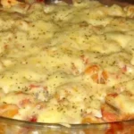 Überbackene Pizza-Nudeln