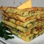 herzhaften pfannkuchen mit knoblauch