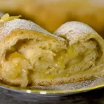 Apfel Vanillecreme Strudel