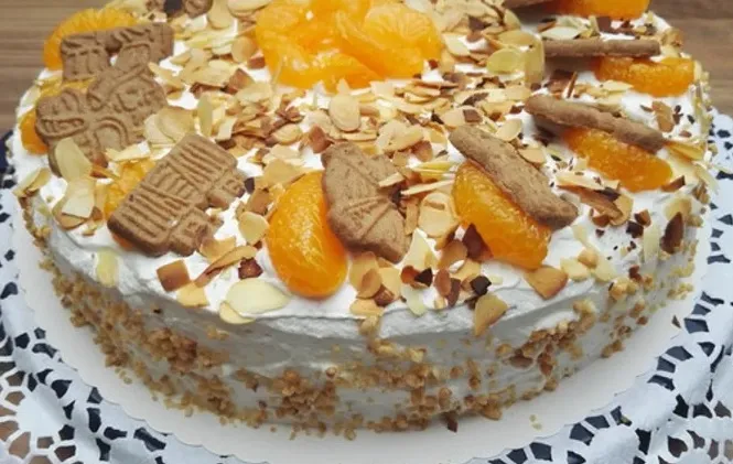 Mandarinen Spekulatius Torte