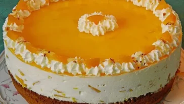 Pfirsich Vanille Torte