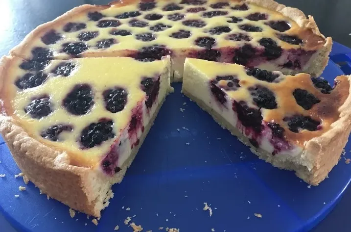 Brombeer Schmand Tarte von Sarah