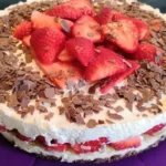 Erdbeertorte mit Frischkäse