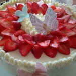 Erdbeertorte mit zarter Joghurtcreme