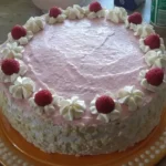 Feine Himbeer Quark Torte