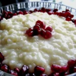 Granatapfel Milchreis Dessert