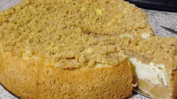 Schlesischer Apfel - Streusel Kuchen