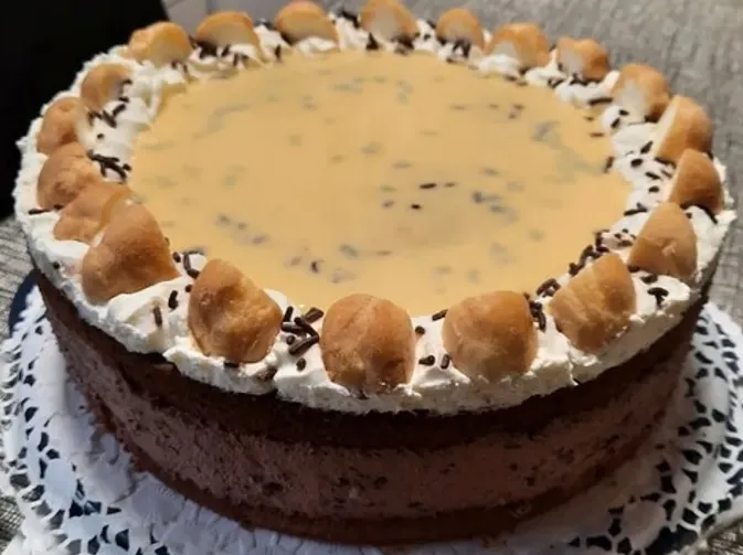 Schnelle Windbeuteltorte