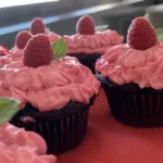 Schoko-küsst-Himbeer Cupcakes