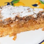 Altbäuerlis Apfelkuchen mit Nusshaube