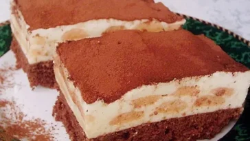 Apfel Tiramisu Schnitten