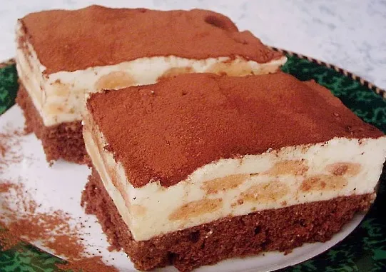 Apfel Tiramisu Schnitten