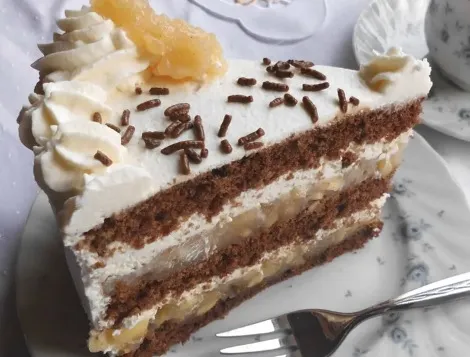 Apfeltorte nach Schwarzwälder Art