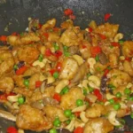 Gebratenes Huhn mit Kostbarkeiten