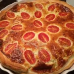 Gorgonzolatarte mit Kirschtomaten