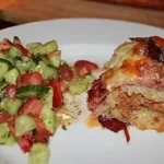 Kartoffel-Hack-Auflauf mit Speckkruste