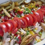 Kartoffelsalat mit Huhn