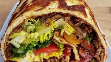 Low Carb Big Mac Rolle