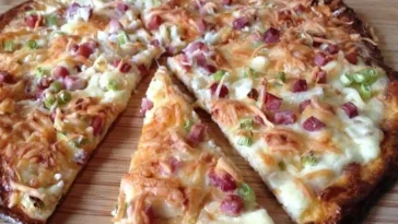 Low Carb-Keto-Flammkuchen