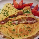 Pfannkuchen mit Zwiebel