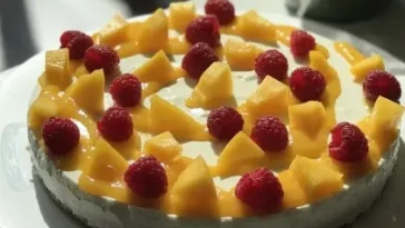 Philadelphia Mango Himbeere Torte