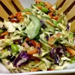 Thai Crunch Salat mit Erdnuss Dressing