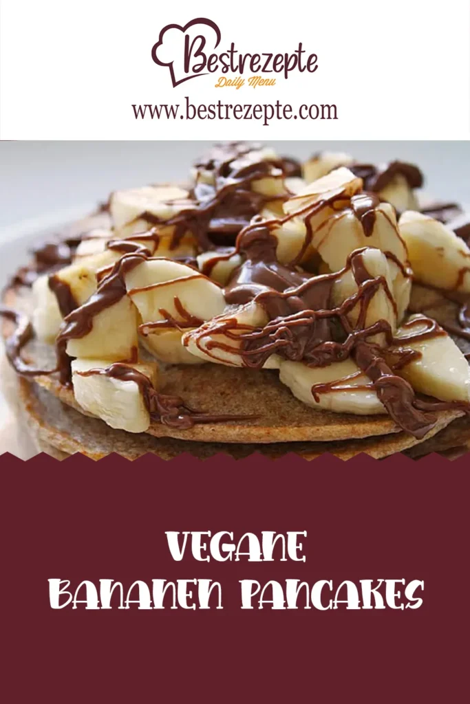 Vegane Bananen Pancakes Pin