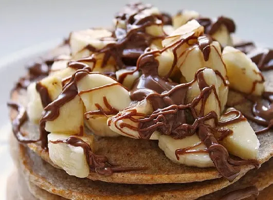 Vegane Bananen-Pancakes