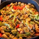 Vegetarische Tortellini-Pfanne