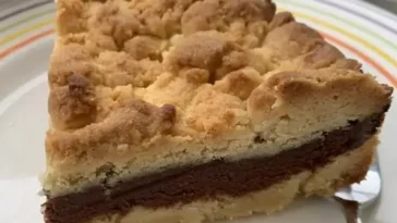 Kleiner Streuselkuchen mit Schokolade