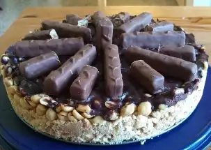 Snickers-Torte ohne Backen