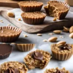 Hafer-Cups mit Erdnussbutter ohne Backen