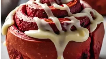 Himmlische Red Velvet Zimtschnecken